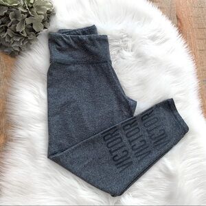 Victoria's Secret Sport Gray Space dye Logo Cropped Legging Size XS